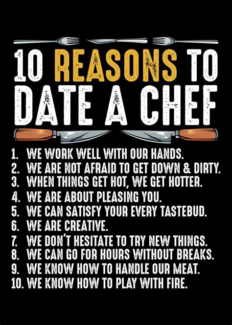 dating a chef be like